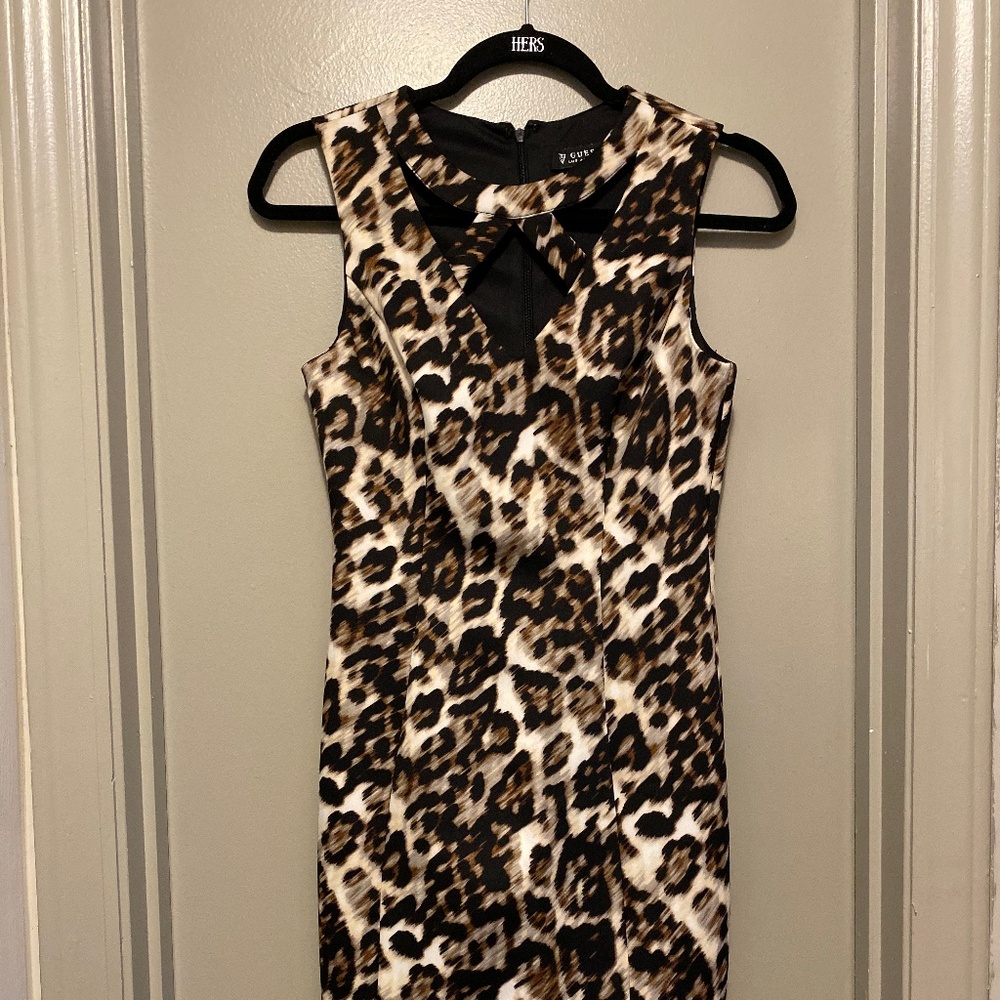 Guess Cheetah Print Dress, Sz 4